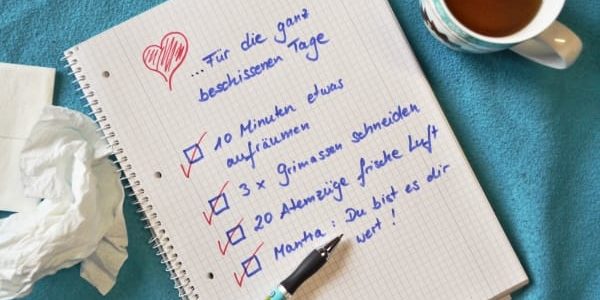 Checkliste Depression